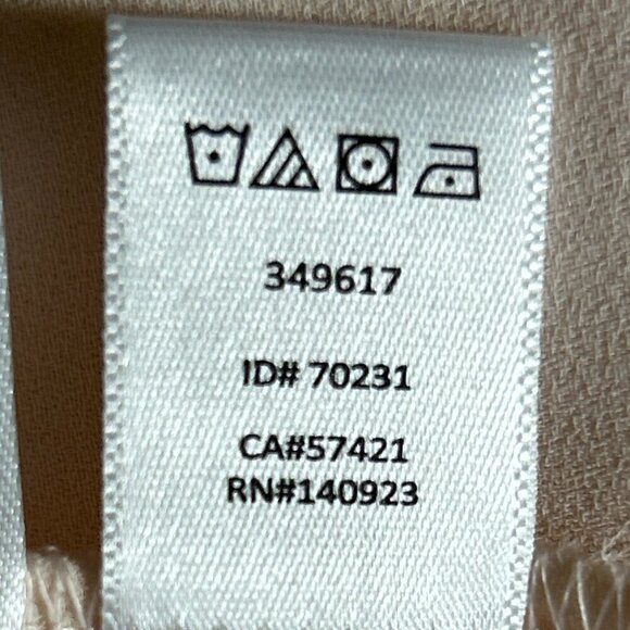 LOFT SZ  XXL  Blush color button front long sleeve loose fit blouse - Picture 7 of 7